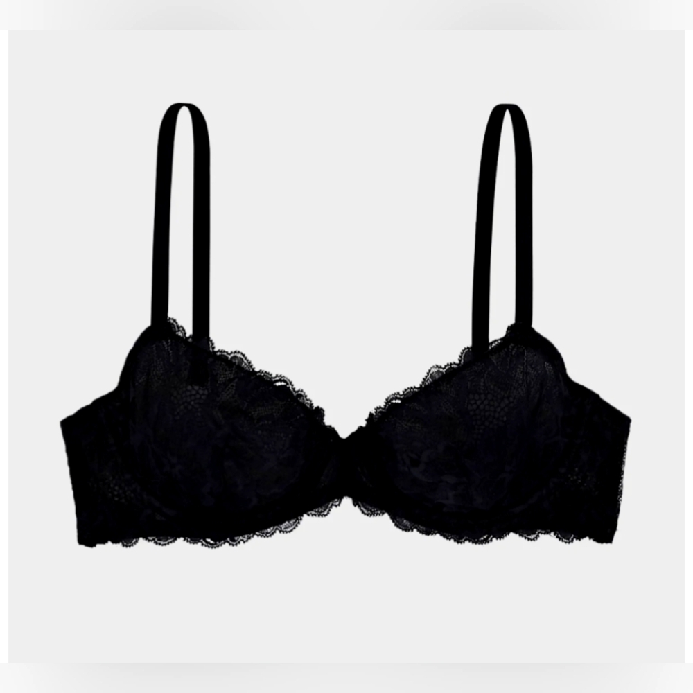 La Senza Obsession Unlined Demi Bra with Allover Lace (32D)